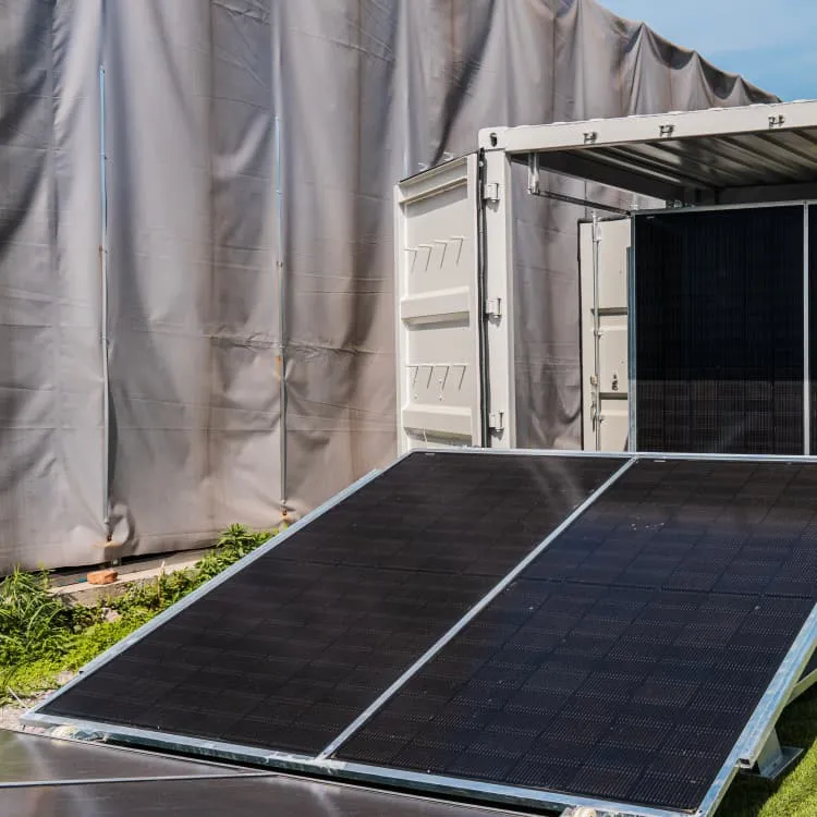 New energy storage power station connected to the grid